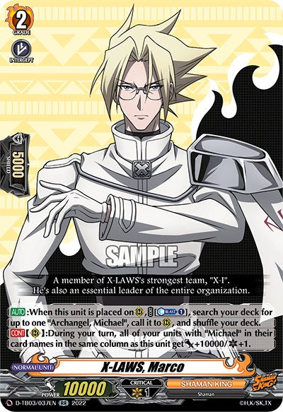 X-LAWS, Marco (D-TB03/037EN) [Shaman King]