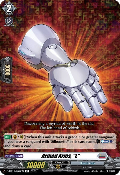 Armed Arms, "L" (D-BT11/076EN) [Clash of the Heroes]