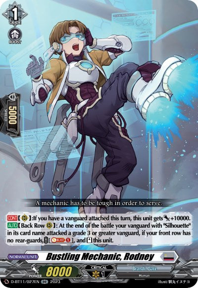 Bustling Mechanic, Rodney (D-BT11/027EN) [Clash of the Heroes]