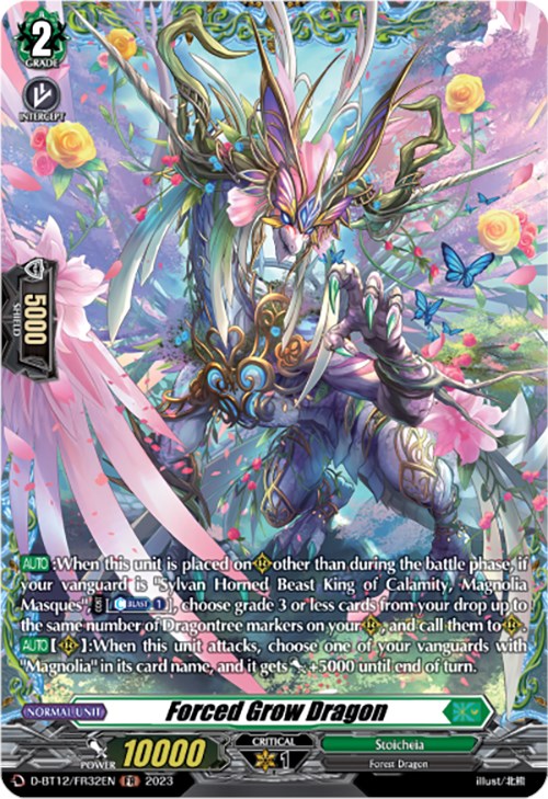 Forced Grow Dragon (D-BT12/FR32EN) [Evenfall Onslaught]