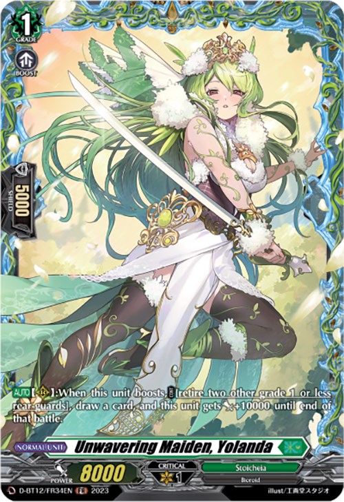 Unwavering Maiden, Yolanda (D-BT12/FR34EN) [Evenfall Onslaught]