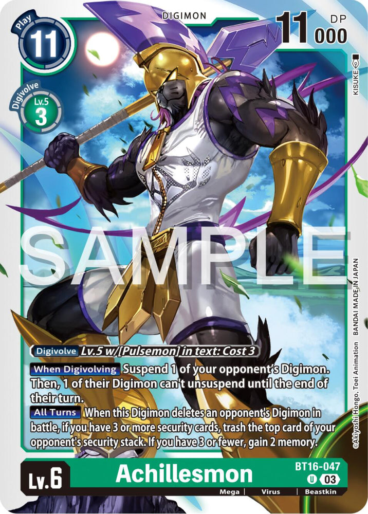 Achillesmon [BT16-047] [Beginning Observer]