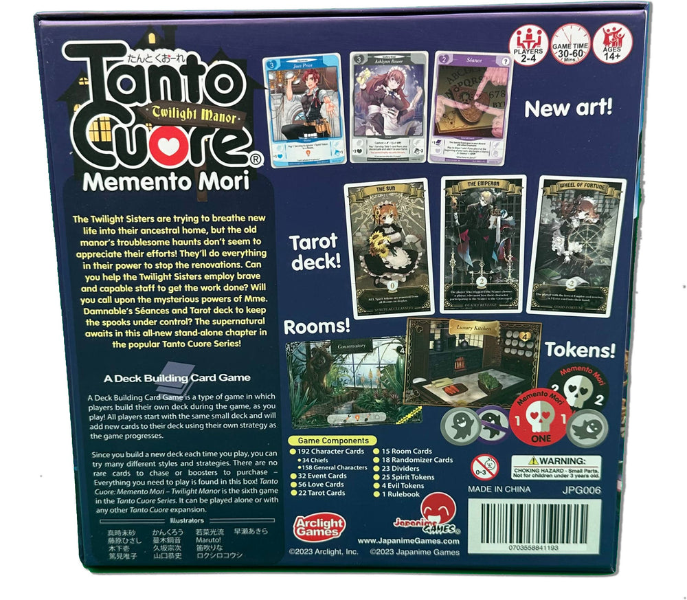 Boardgame - Tanto Cuore Memento Mori