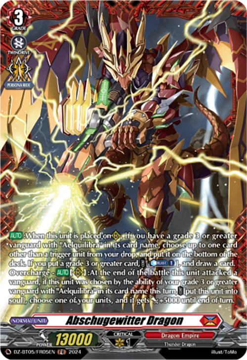 Abschugewitter Dragon (DZ-BT05/FR05EN) [DZ-BT05: Omniscient Awakening]