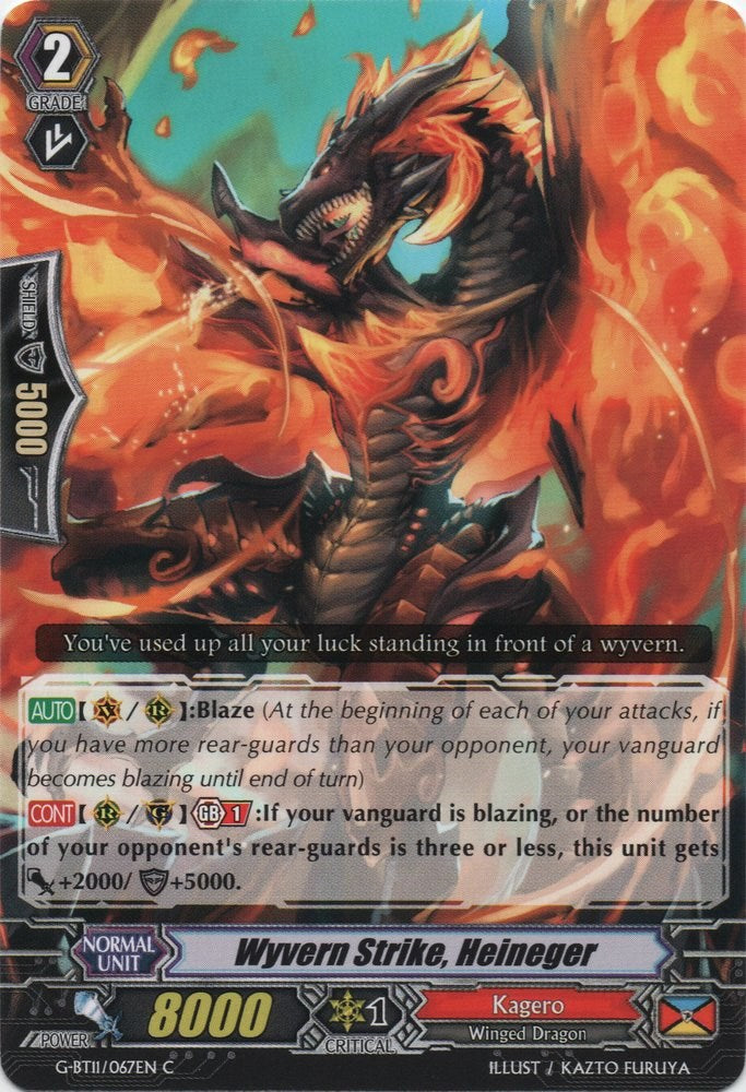 Wyvern Strike, Heineger (G-BT11/067EN) [Demonic Advent]