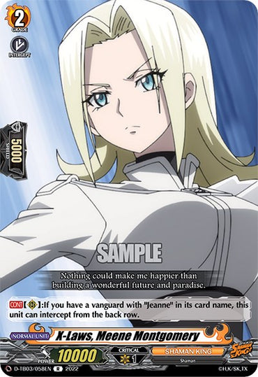 X-Laws, Meene Montgomery (D-TB03/058EN) [Shaman King]